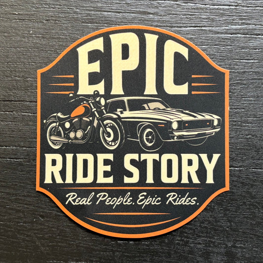 Epic Ride Story - Branded Sticker
